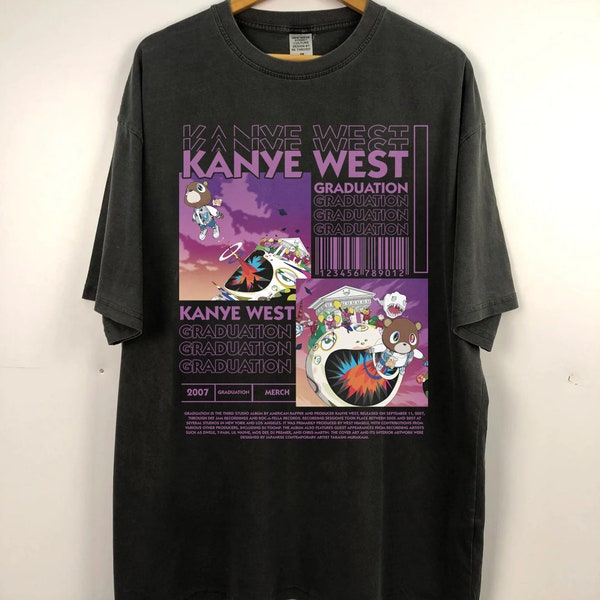 Kanye West Album Graphic Tshirt, Vintage Reaper Kanye West Tour Shirt, Kanye West Shirt Gift for men women unisexe tshirt