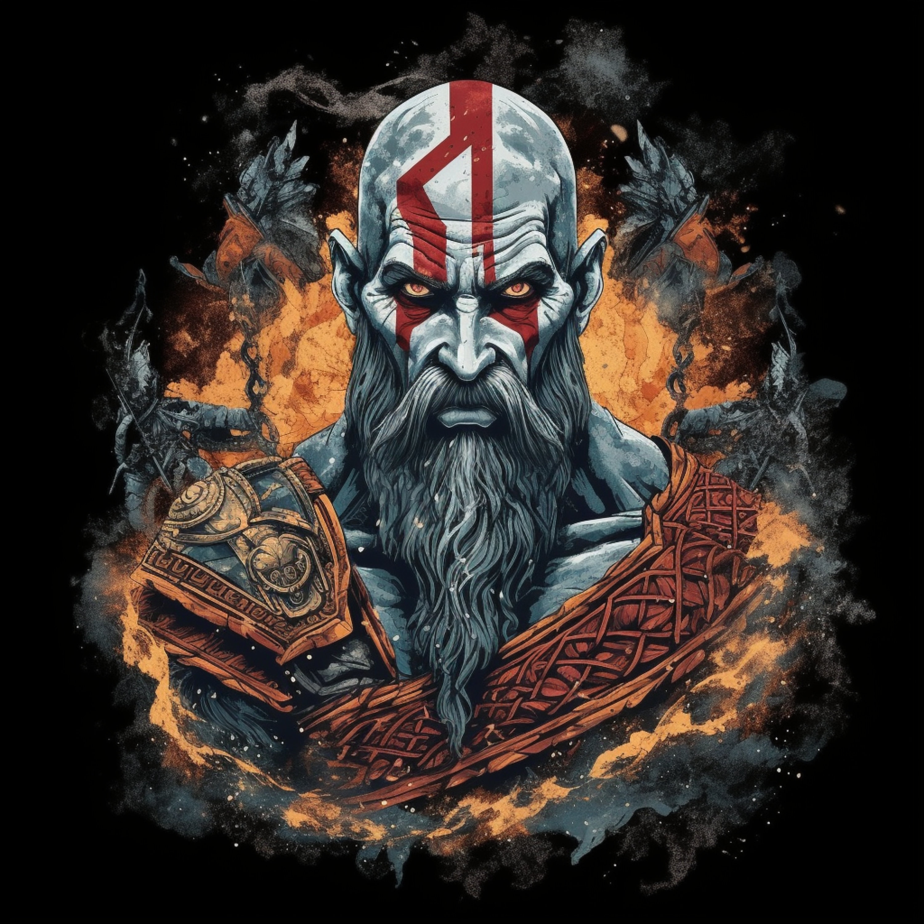 Poster GOD OF WAR 3 - hades | Wall Art, Gifts & Merchandise 