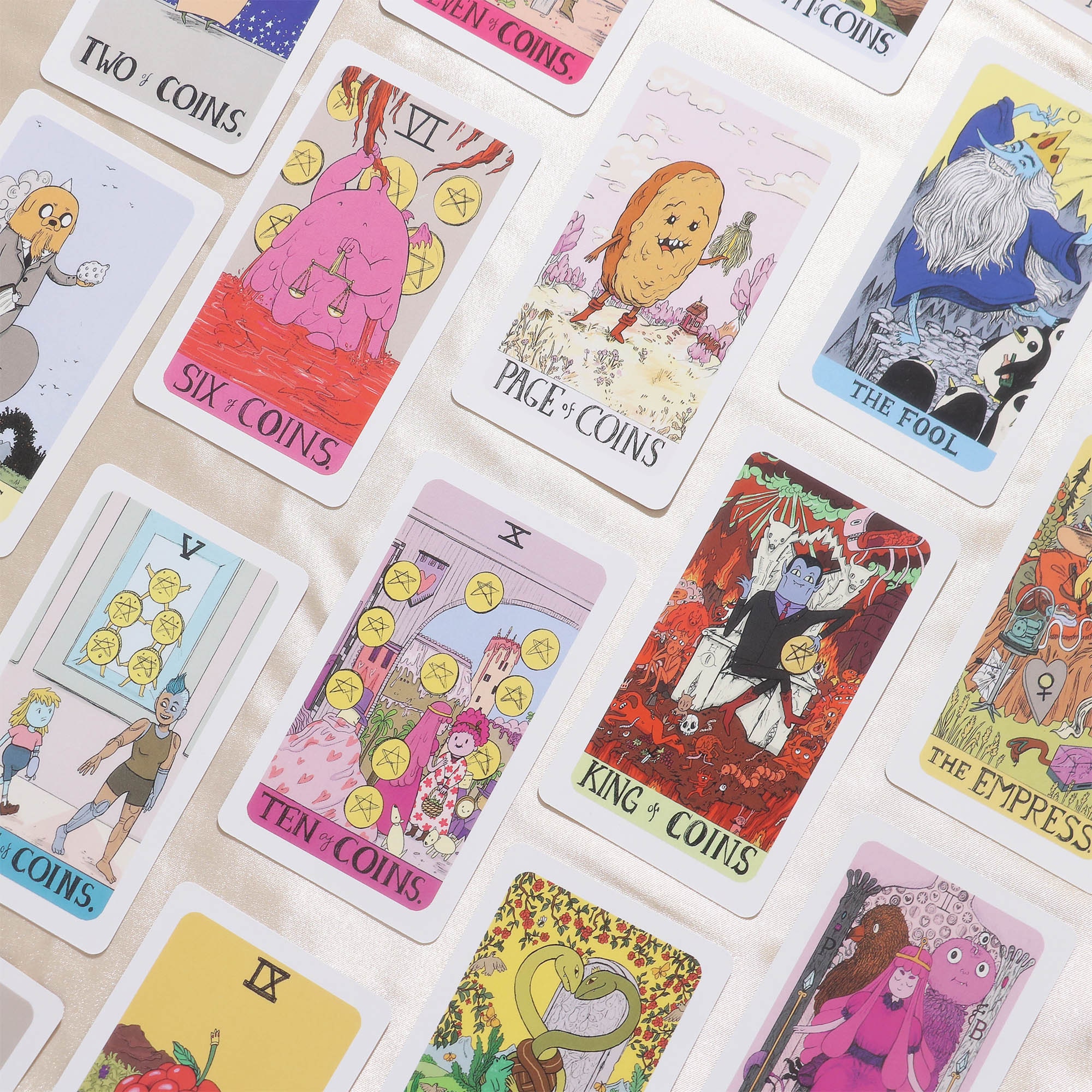 Adventure Time Tarot Cartoon Tarot Colored Tarot Beginners Etsy UK