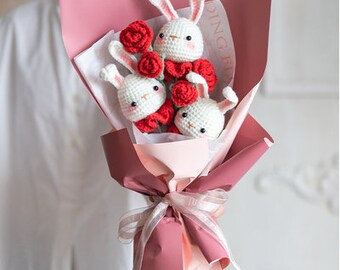 crochet bouquet、Children's Day gifts、animals bouquet 、Admission ceremony, A gift for child