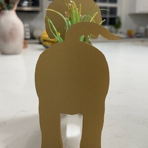 Golden Doodle Mini Wooden Succulent Flower Planter Box Small Desktop Model image 10
