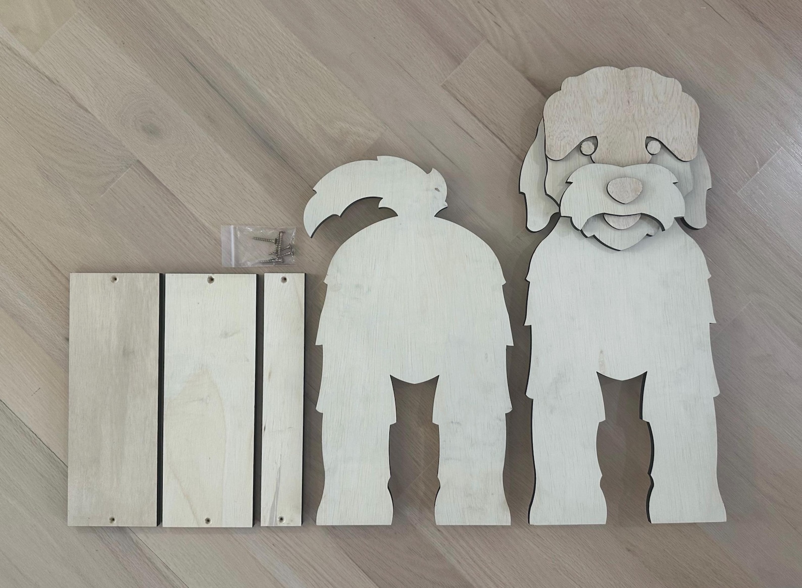 Cockapoo Wooden Flower Planter Box Gift Dog Planter Made in West ...