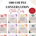 Printable Conversation Starters Cards, Table Talk Conversations, Icebreaker Games, Couple ...
