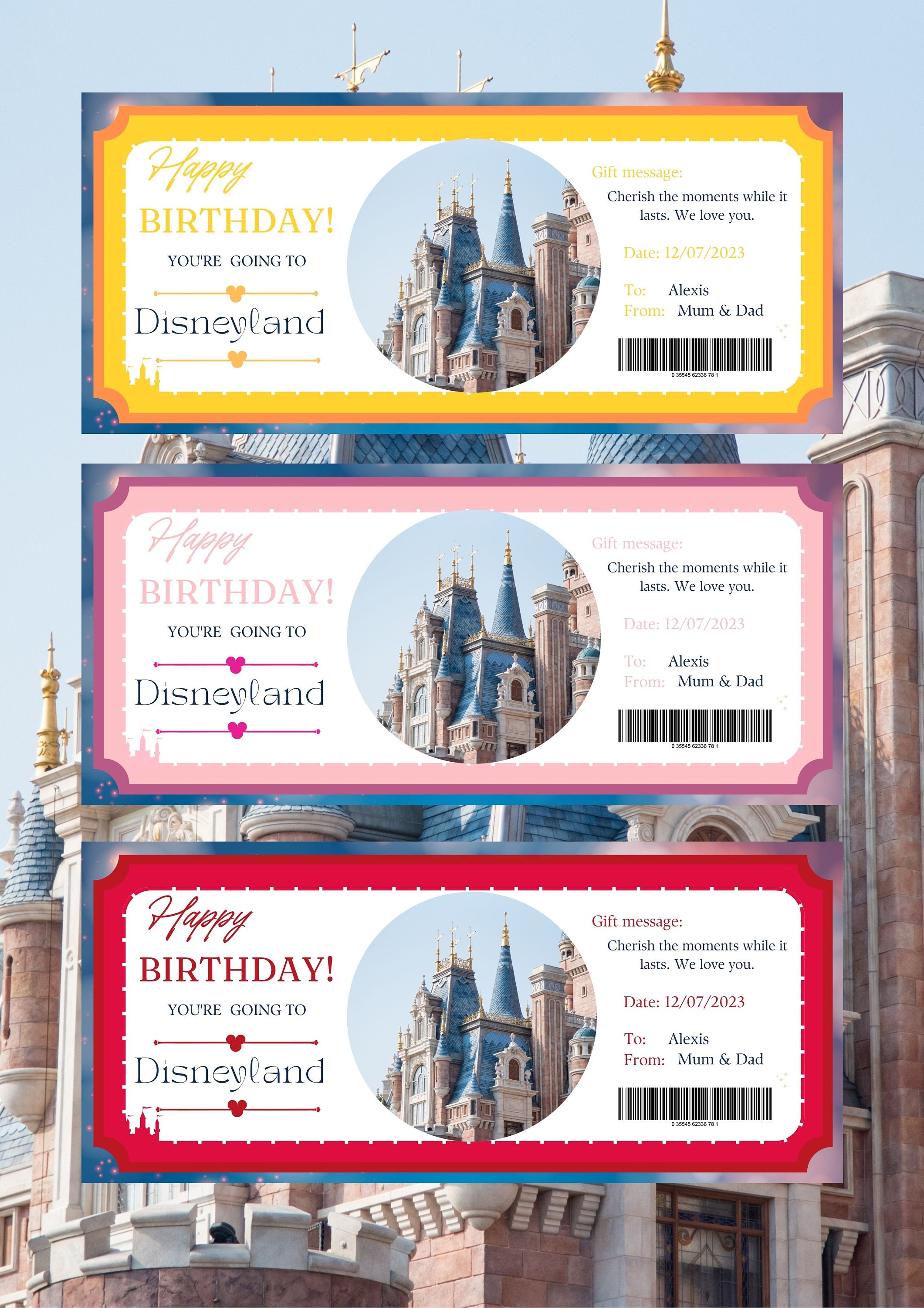 Printable Disneyland Coupon, Disneyland Ticket, Happy Birthday Coupon ...