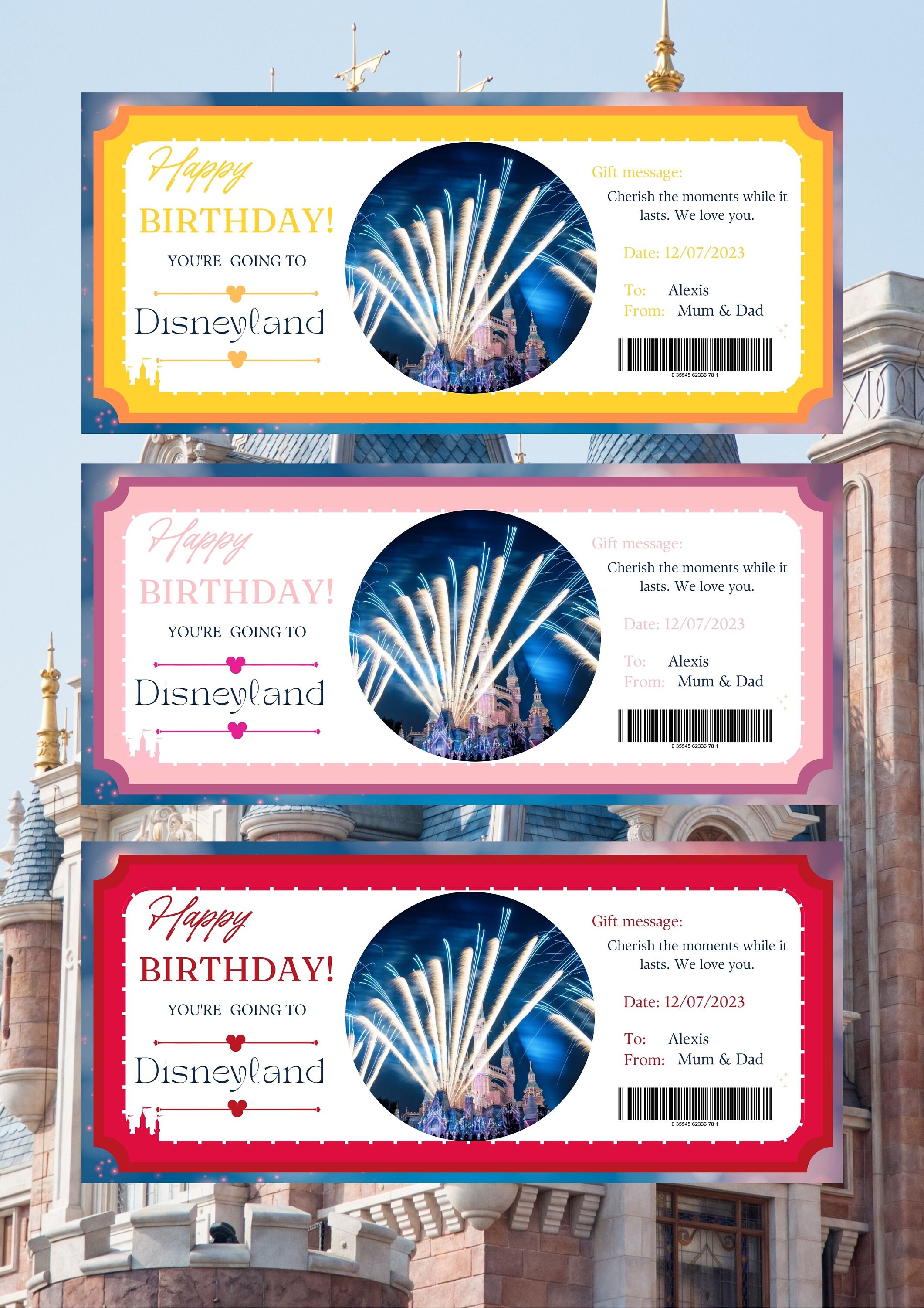 Printable Disneyland Coupon, Disneyland Ticket, Happy Birthday Coupon ...