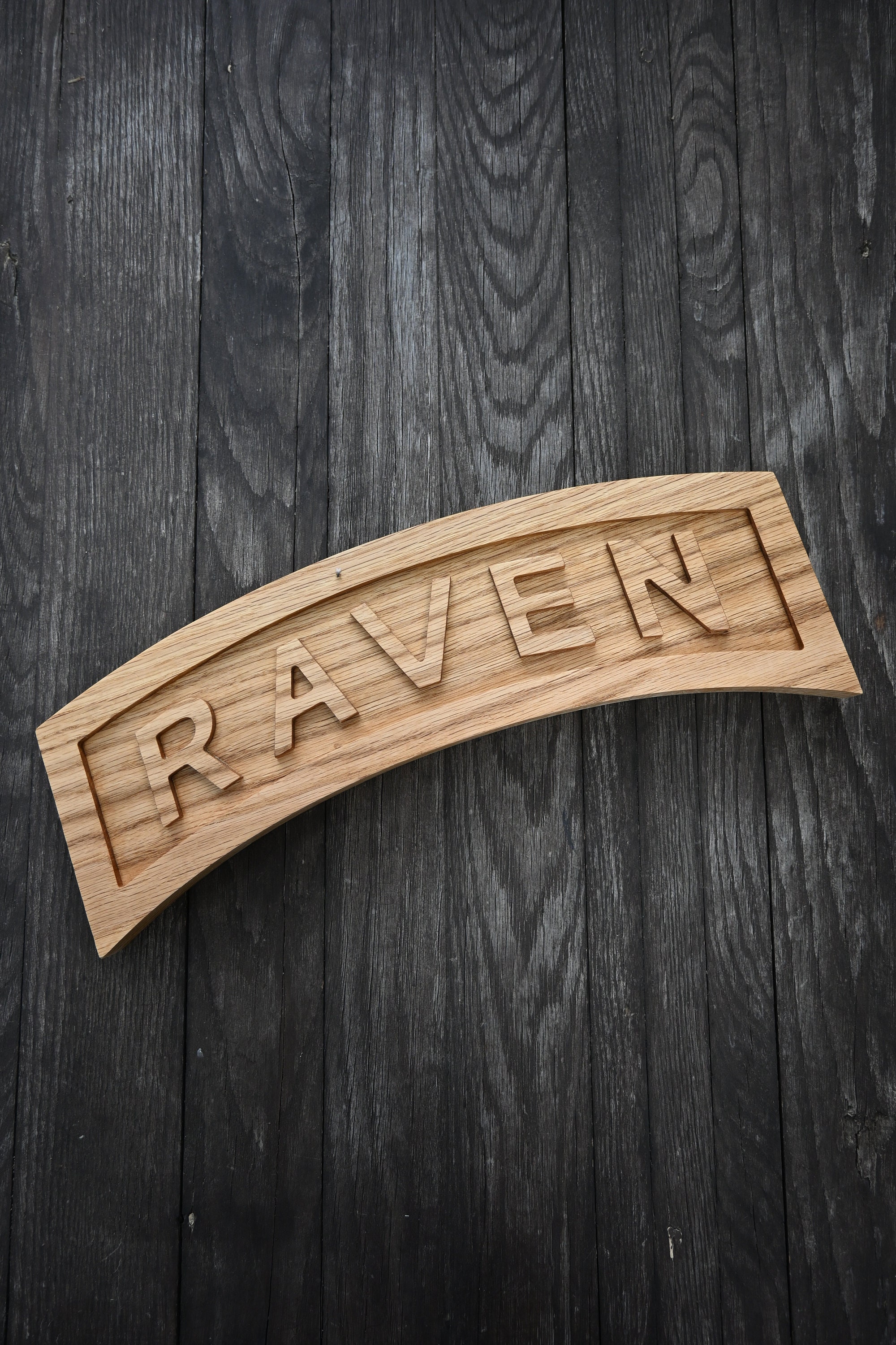 Custom Ranger Tabs Custom Ranger Style Tab 16” Red Oak Wood Wall Hanging - Personalize up ...