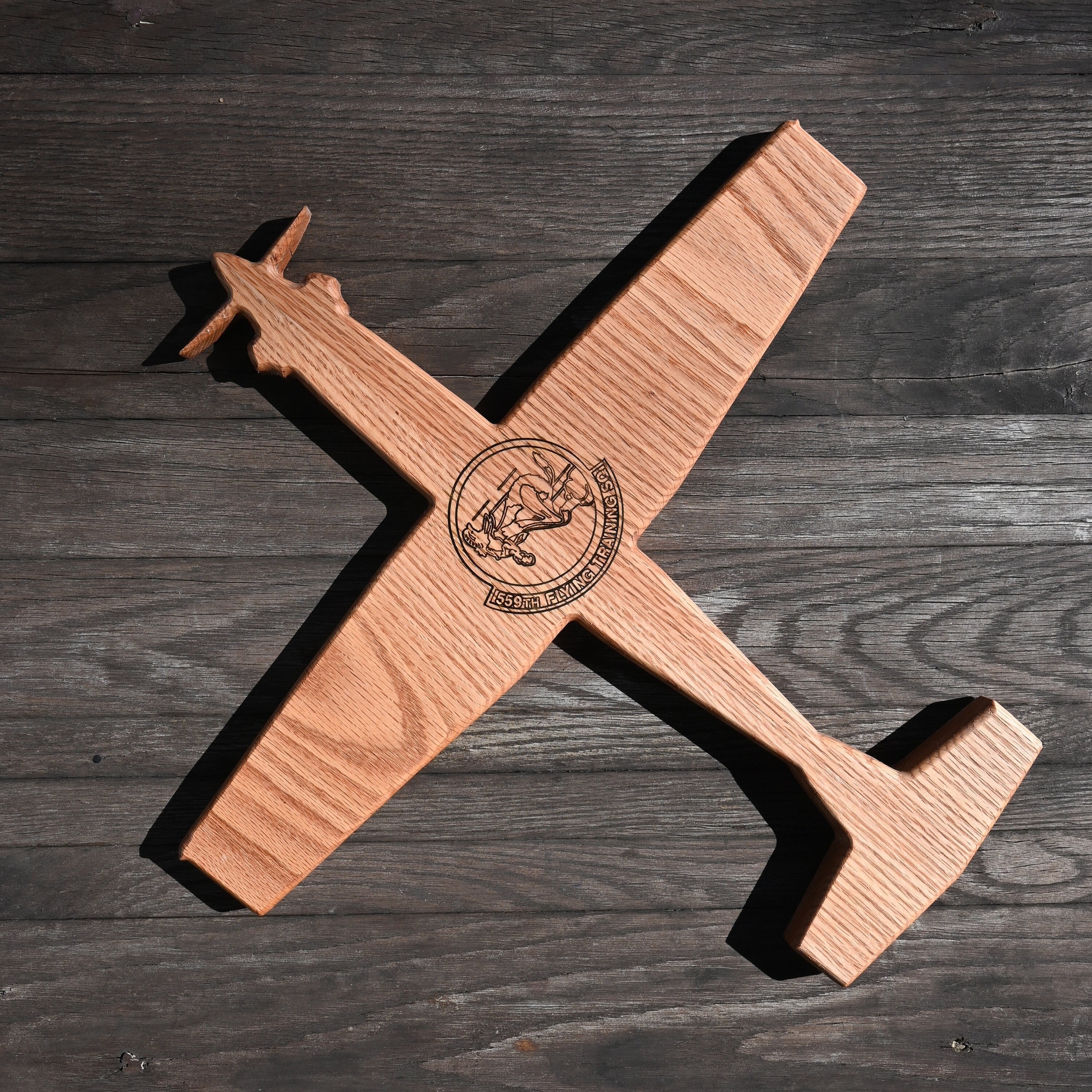 Demo 559th T-6 Texan II Wood Aircraft Silhouette