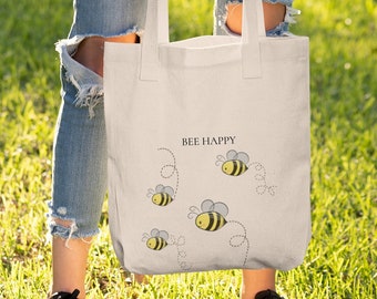 Tote Bag, Bee Tote Bag, Art, Art Tote Bag, Aesthetic Tote Bag, Gift for him, Gift for her, Teacher Bag, Teacher Tote Bag