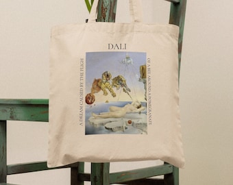 Tote bag, Dali tote bag, Aesthetic tote bag, Aesthetic, Gift for her, Gift for him, Art tote bag, Art