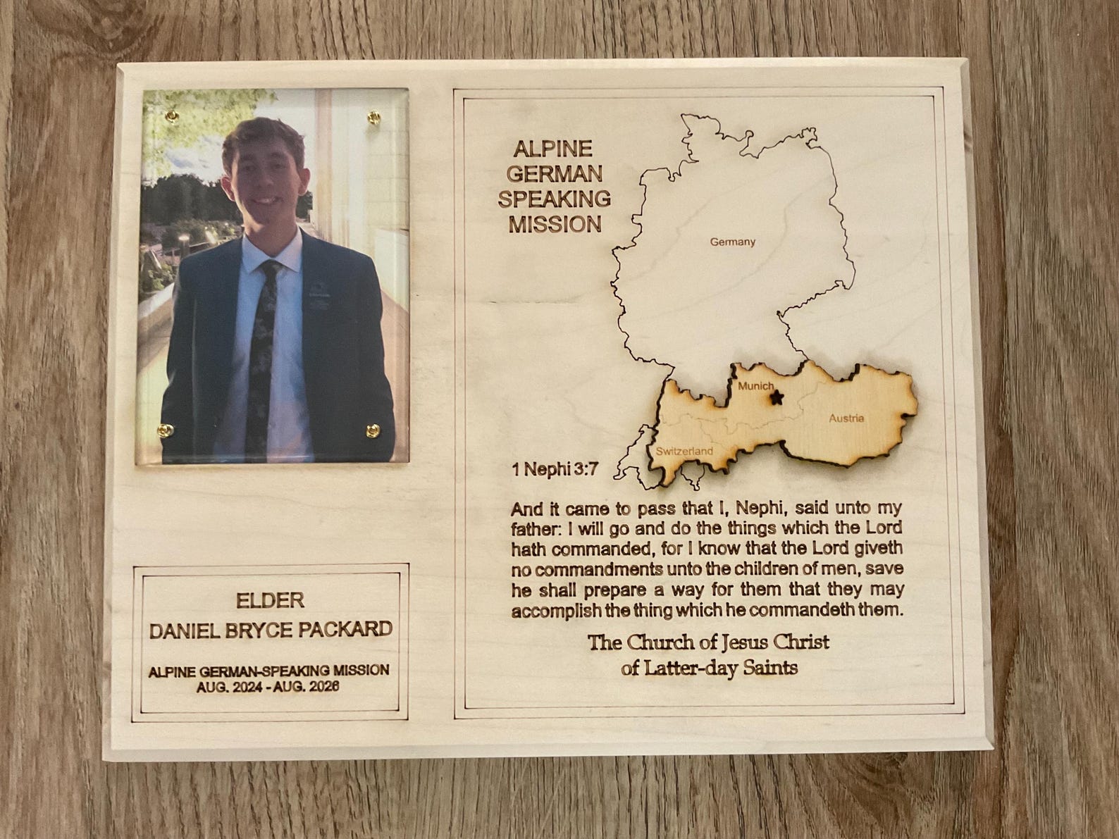 LDS Missionary Plaque, Custom Design, Personalization, Elder and Sister ...