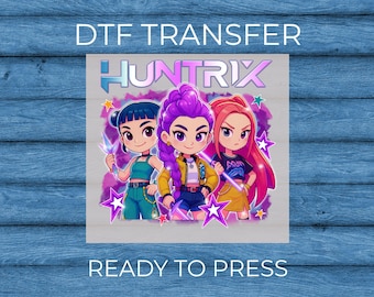 Kpop Huntrix Girl Dtf ,Demon Hunters Dtf Transfers, | Ready To Press