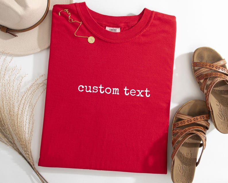 Custom Text DTF Transfer, Ready to Press, Personalized Heat Transfers image 10