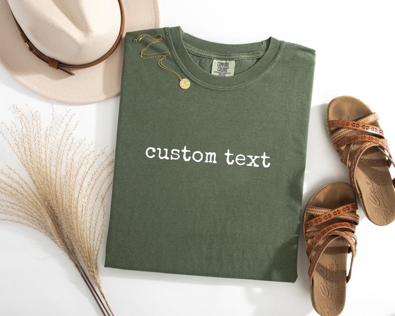 Custom Text DTF Transfer, Ready to Press, Personalized Heat Transfers image 9