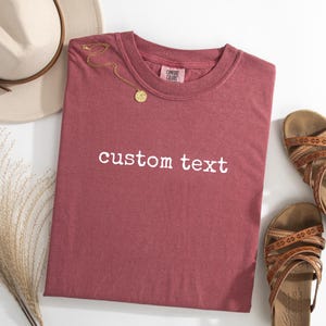 Custom Text DTF Transfer, Ready to Press, Personalized Heat Transfers image 7