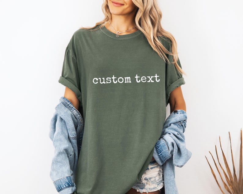 Custom Text DTF Transfer, Ready to Press, Personalized Heat Transfers image 5