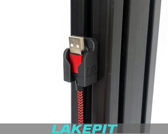 USB Cable Holder for Sim Rig - Cable Management Mount for Sim Racing Setup