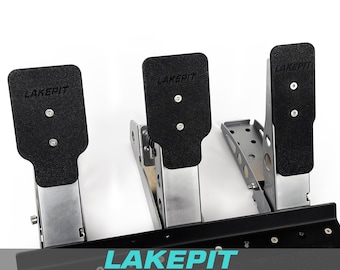 Pedal Plates for Fanatec CSL Pedals - Flat Pedal Faces for Sim Racing Setup