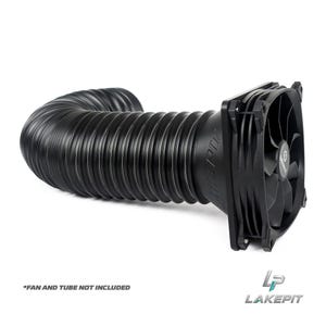 Fan Adapter for Sim Racing Wind Mods - 120 mm and 140 mm to 76 mm Hose