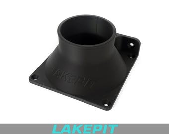 Fan Adapter for 120 mm and 140 mm PC Fans - Connection to 76 mm Air Hose for Sim Racing Wind Mod