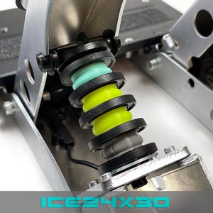 Performance Kit for Fanatec CSL Load Cell – 12 Elastomers in Soft, Medium & Hard | brake feel and extended pedal travel