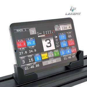 Soporte para tablet y smartphone para simulador de carreras - Soporte para salpicadero