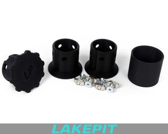 QR1 Set for Sim Racing - Wheel Mount Storage and Protection Caps - Pin Cap and Dust Cap for Wheel and Base