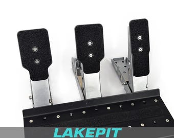 Grip Pads for Fanatec CSL Pedals with Tuning Kit - Anti Slip Pedal Surface for Sim Racing