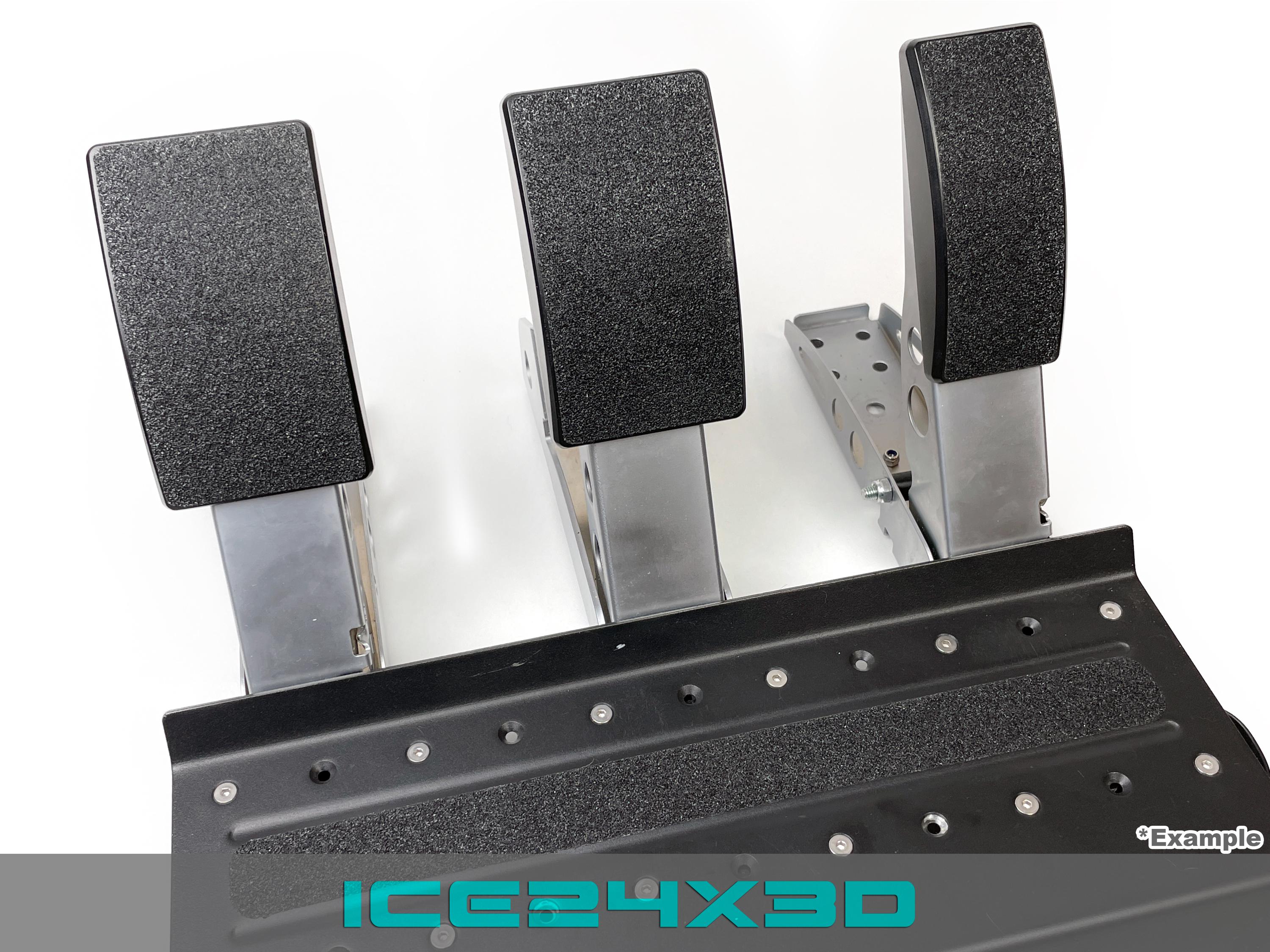 Anti-Slip Grip Pads for Fanatec CSL Pedals – adhesive stickers | improved traction & racing feel