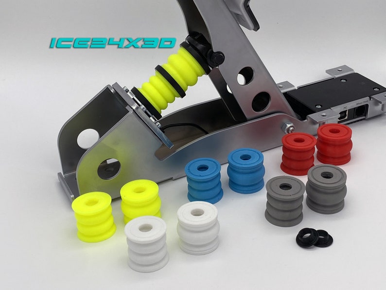 Fanatec CSL Loadcell Pedale Upgrade Tuning Elastomer Kit Brake Mod inkl. LC Hülsen