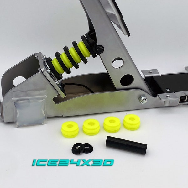 Fanatec CSL Pedals Loadcell Upgrade Tuning Elastomer Kit | Brake Mod | Sim Racing | Pedal mod