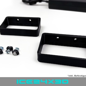 Power Supply Mount for Fanatec DD1 & DD2 – vibration-free PSU Holder for Sim Rig | TPU flexible and secure