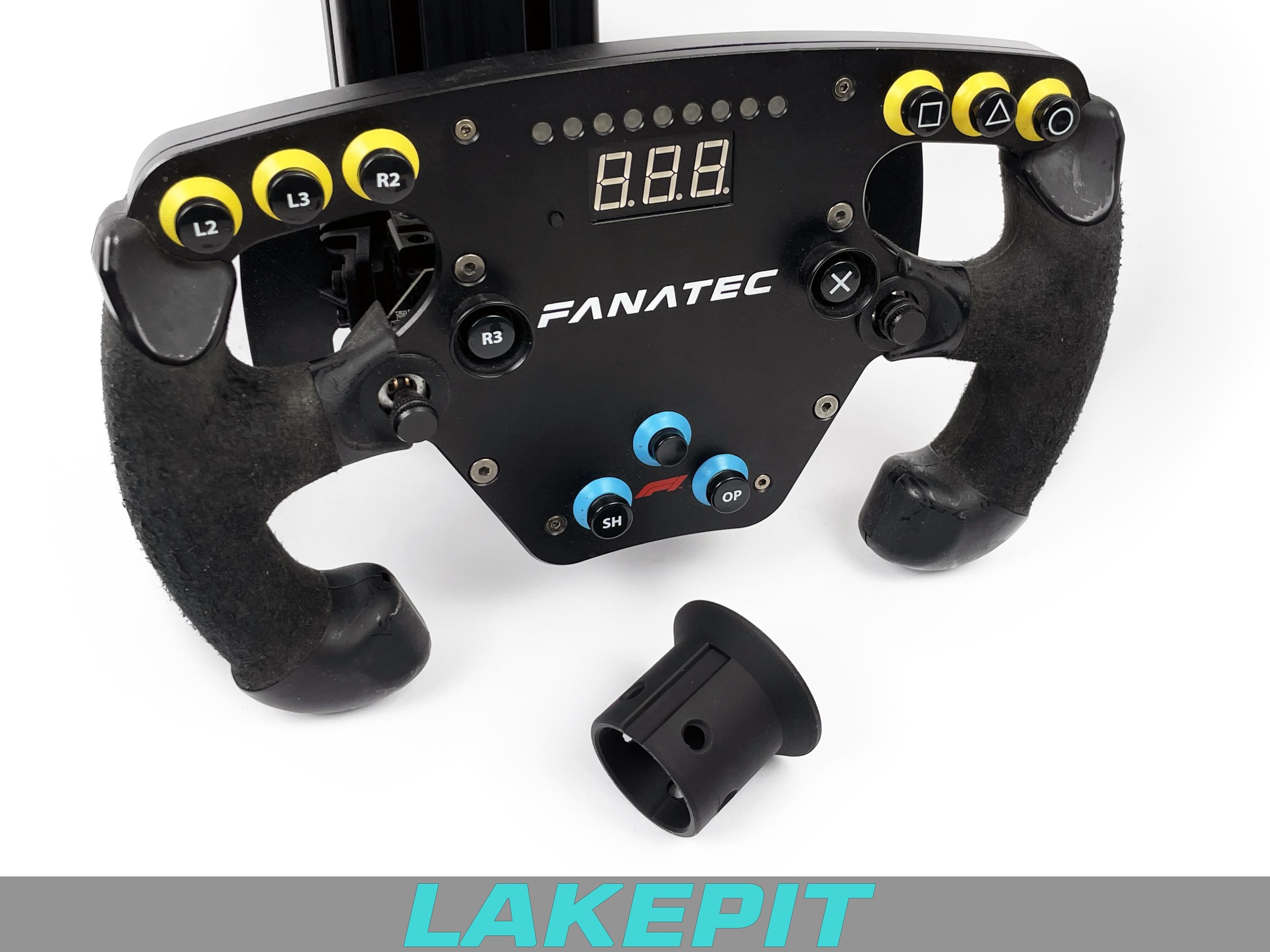 Support de volant pour volants Fanatec QR1 - Support de volant pour le rangement sur les configurations de simulation de course ou au mur