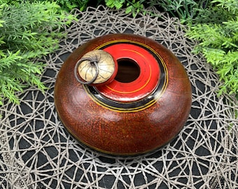 Urna per animali "Wooden Empire II" (650 ml) in legno per gatti, piccoli animali, uccelli e cani di piccola taglia fino a 8 kg di peso vivo, unica urna in legno