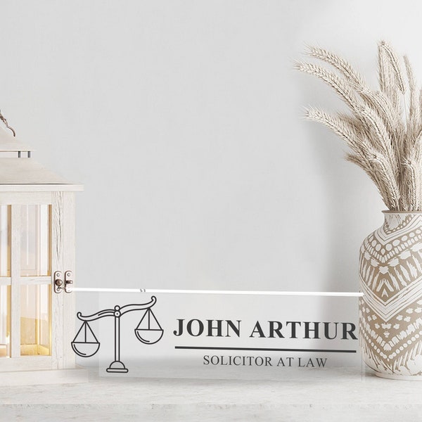Judge Name Plate Etsy