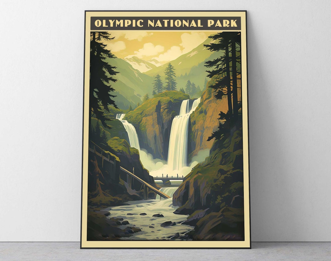 Olympic National Park Poster Print, Pacific Northwest, Washington Coast