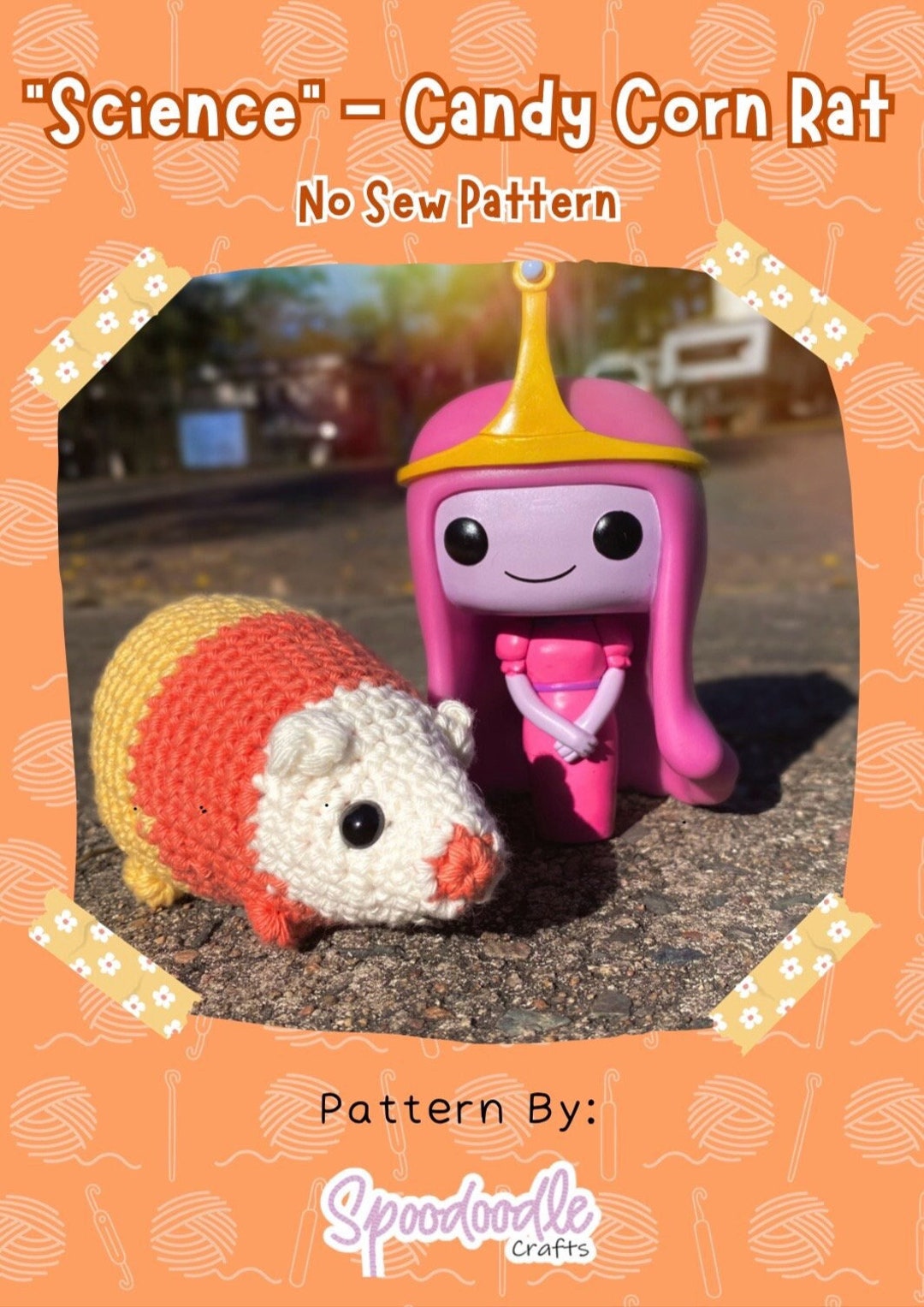 Candy Corn Rat PDF CROCHET PATTERN Etsy Portugal