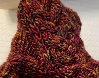 The Nirvana Mittens Knitting Pattern, Cable Knit Mitten Pattern, Braided Cable Knitted Mittens, Mitten Knitting Pattern, Digital Download