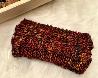 The Hartney Bay Headband Knitting Patter- Digital Downloadable Headband/Earwarmer Knitting Pattern