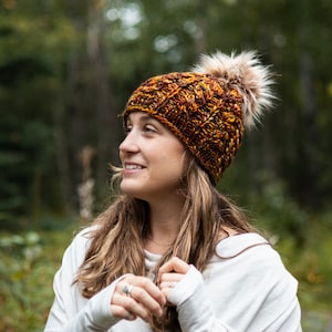 Hand knit adult/teen sized hat, The Hartney Bay Beanie, Handmade Hat, Knitted Toque, OOAK, 100 % Merino Wool, Luxury Knitwear