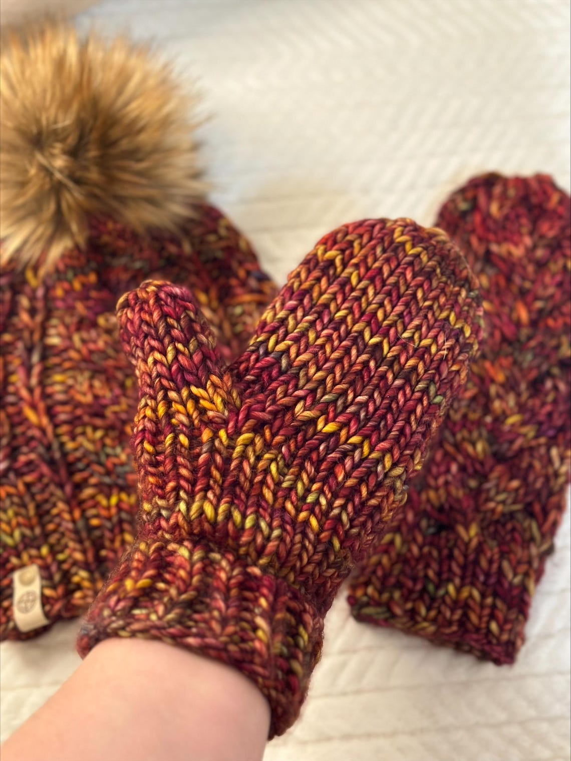 The Nirvana Mittens Knitting Pattern, Cable Knit Mitten Pattern ...