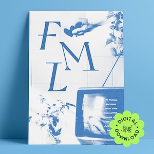 Seventeen FML Digital Poster, F*** My Life Lyrics Print, Instant Download, K-pop Printable Wall Art