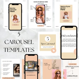 5 Instagram Carousel | Carousel Post | Instagram Carousel Templates | Instagram Carousel Download | Instagram Carousel Post Template