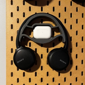 DATEI | 3D-gedruckter Sony WH-CH510 + Airpod Pro SKADIS Steckbretthalter