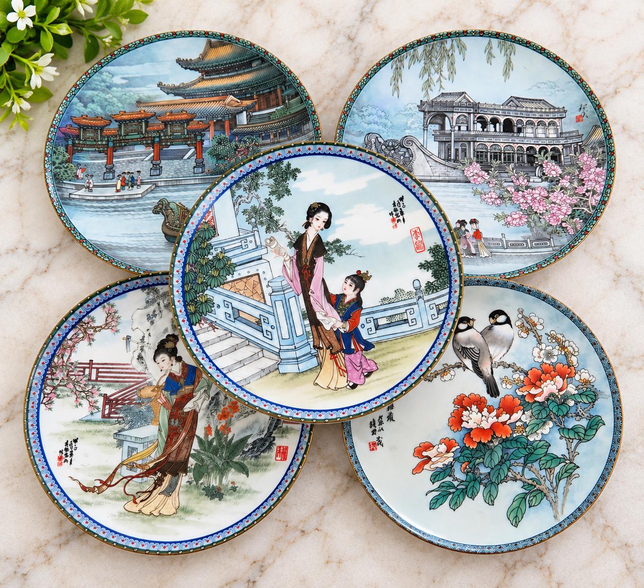 Chinese Plates 80's - Etsy