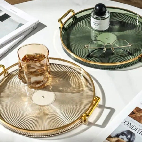 Leather Coffee Table Tray Etsy