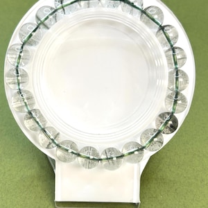 natural high quality green phantom beaded bracelet 8mm