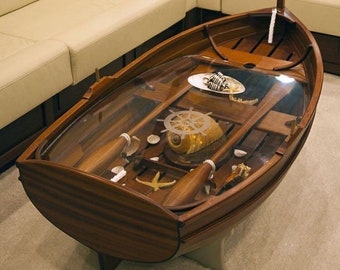 Boat Coffee Table, Premium Quality Wooden Centre table