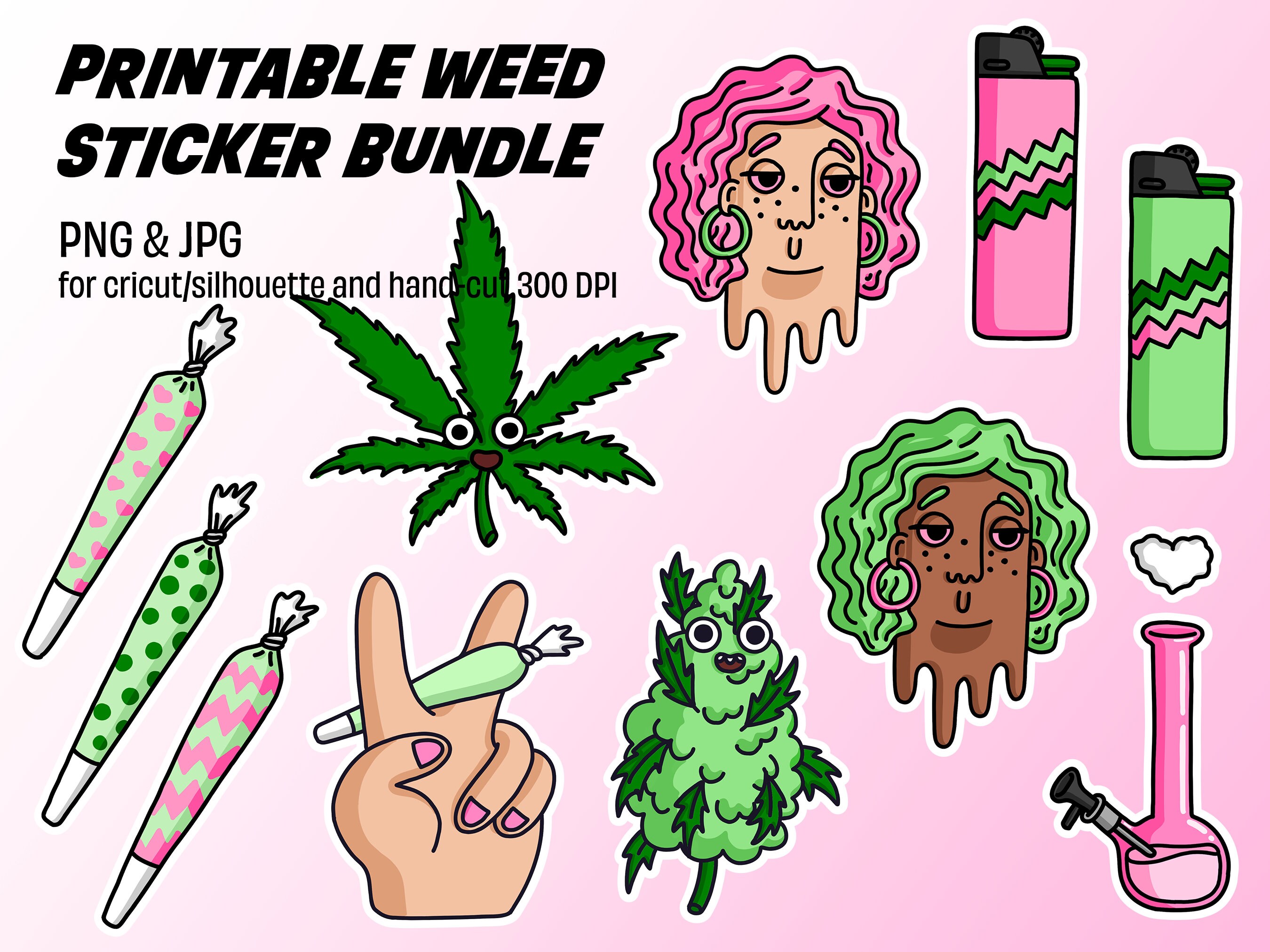 Weed witch art - Etsy México, image size:2700x2025