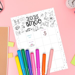 Carte de bingo A4 2025