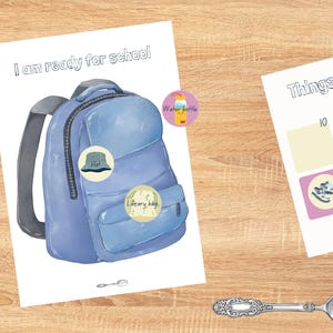 Get Ready for the New School Year Count Down Chart PDF Visuals